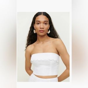 Reformation Lizzi Linen Top